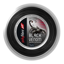 Cordages De Tennis Polyfibre Black Venom 200m schwarz